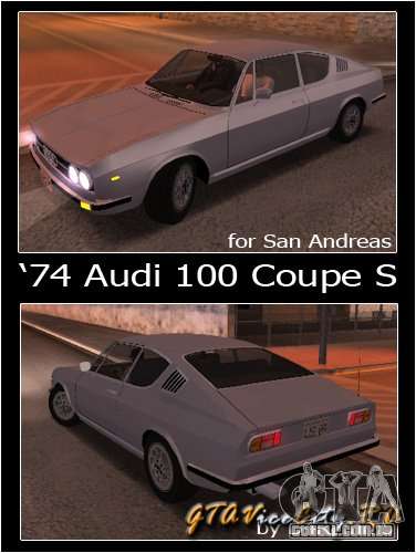 Audi 100 Coupe S 1974 para GTA San Andreas
