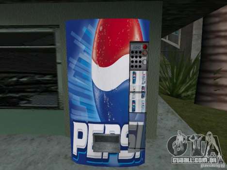 Máquinas de venda automática de Pepsi e planta para GTA San Andreas