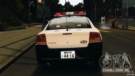 Dodge Charger Japanese Police [ELS] para GTA 4