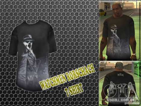 Camisa de Rorschach de Watchmen para GTA San Andreas