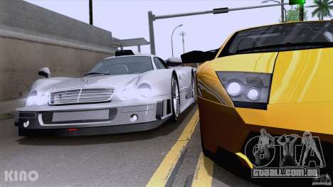 Mercedes-Benz CLK GTR Road Carbon Spoiler para GTA San Andreas