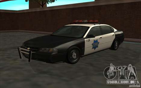 Chevrolet Impala 2003 SFPD para GTA San Andreas