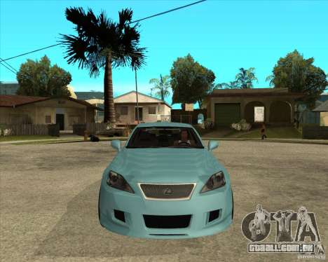 2007 Lexus IS350 para GTA San Andreas