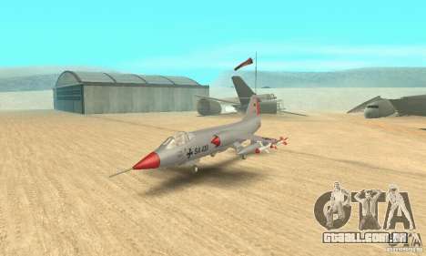 F-104 Starfighter Super (cinza) para GTA San Andreas