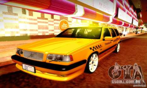 Volvo 850 R Taxi para GTA San Andreas