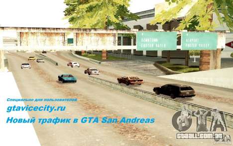 Um novo algoritmo para tráfego automóvel para GTA San Andreas