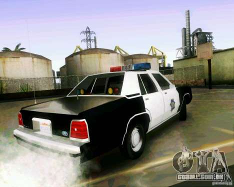 Ford Crown Victoria LTD 1991 SFPD para GTA San Andreas