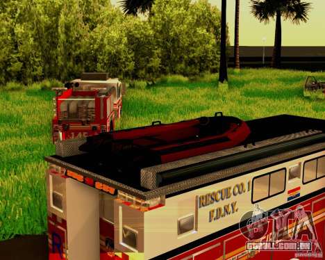 Pumper Firetruck Pierce F.D.N.Y para GTA San Andreas