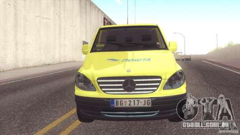 Mercedes Benz Vito Pošta Srbije para GTA San Andreas