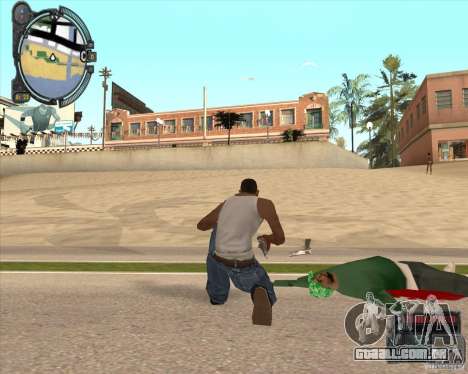 Real Weapons Drop Mod beta para GTA San Andreas