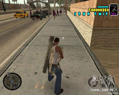 HUD Adidas para GTA San Andreas