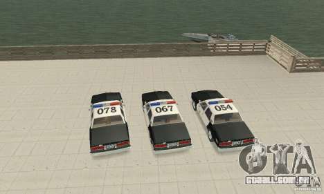 Chevrolet Caprice Interceptor 1986 Police para GTA San Andreas