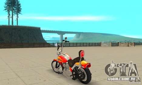 Harley Davidson softail Skin 2 para GTA San Andreas