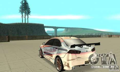 Mitsubishi Lancer Evolution X para GTA San Andreas