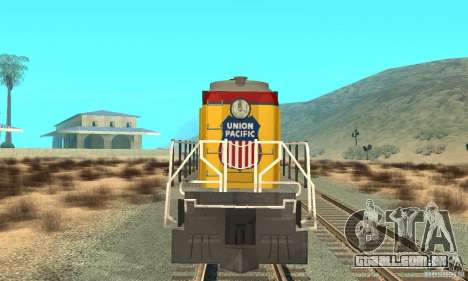 RS3 Locomotiva Diesel Union Pacific para GTA San Andreas