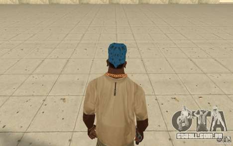 Bandana azul maryshuana para GTA San Andreas