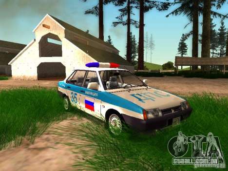 Polícia de 2109 VAZ para GTA San Andreas