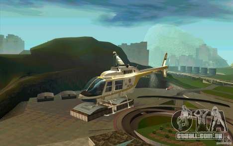 Bell 206 B Police texture4 para GTA San Andreas