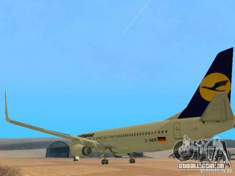 Boeing 737-800 Lufthansa para GTA San Andreas