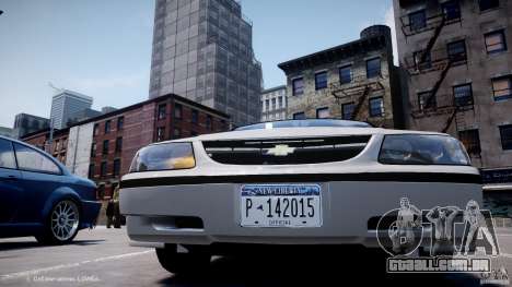 Chevrolet Impala Unmarked Police 2003 v1.0 [ELS] para GTA 4