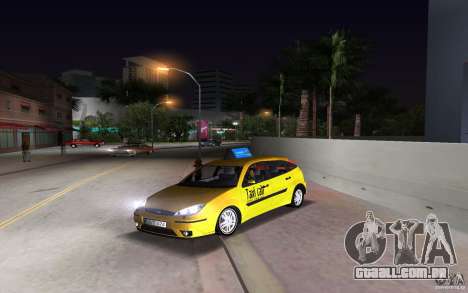 Ford Focus TAXI cab para GTA Vice City