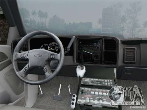 Chevrolet Suburban SFFD para GTA San Andreas