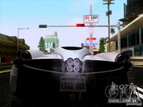 Pagani Huayra 2011 para GTA San Andreas