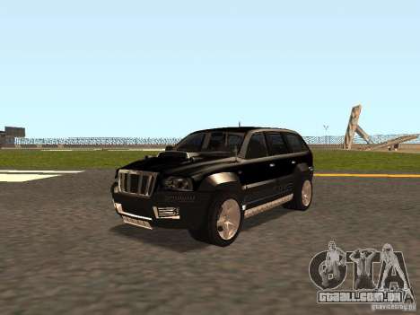 Jeep Grand Cherokee Black para GTA San Andreas