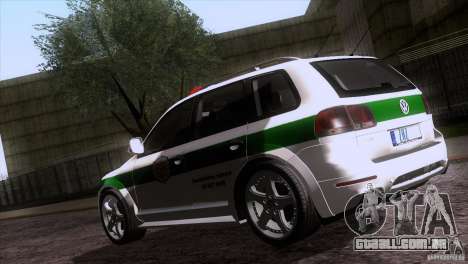 Volkswagen Touareg Policija para GTA San Andreas