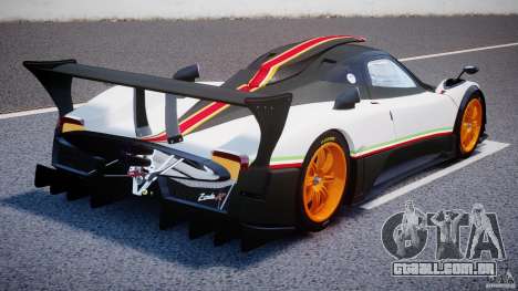 Pagani Zonda R 2009 Italian Stripes para GTA 4