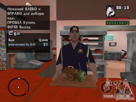 Mc Donalds para GTA San Andreas