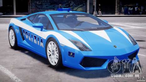 Lamborghini Gallardo LP560-4 Polizia para GTA 4