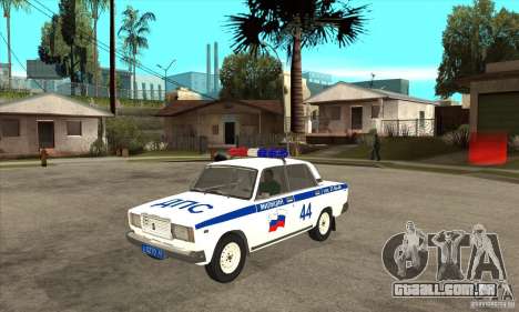 Polícia de 2107 VAZ para GTA San Andreas