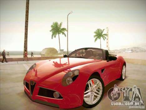 Alfa Romeo 8C Spider para GTA San Andreas