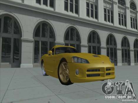 Dodge Viper SRT-10 (dourado Viper) para GTA San Andreas