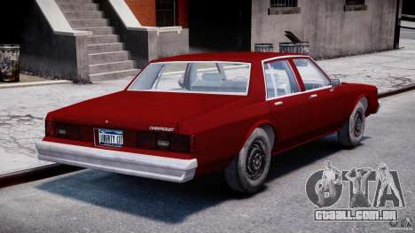 Chevrolet Impala 1983 v2.0 para GTA 4