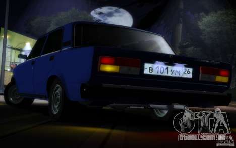 VAZ 2107 para GTA San Andreas