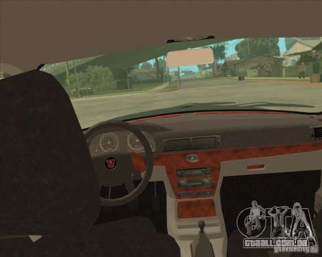 Durante a semana polícia de 3110 Volga GAZ para GTA San Andreas