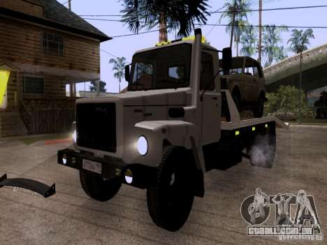 Caminhão de reboque de GAZ 3309 para GTA San Andreas
