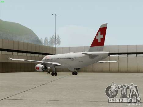 Airbus A319-112 Swiss International Air Lines para GTA San Andreas