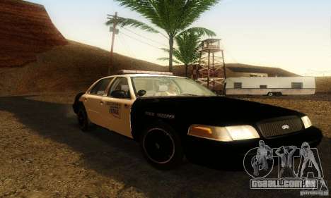 Ford Crown Victoria Oklahoma Police para GTA San Andreas