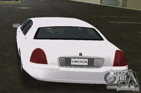 Lincoln Town Car para GTA Vice City