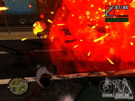 Lixo da explosão para GTA San Andreas