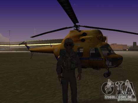 Polícia mi-2 para GTA San Andreas