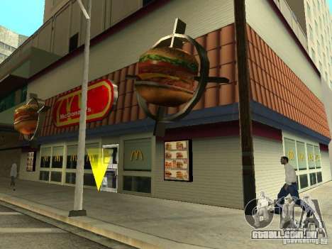 Mc Donalds para GTA San Andreas