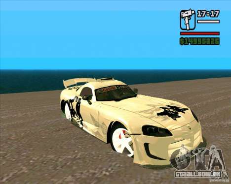 Dodge Viper SRT-10 Coupe para GTA San Andreas
