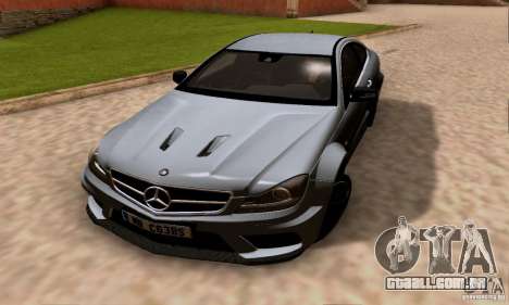 Mercedes-Benz C63 AMG para GTA San Andreas