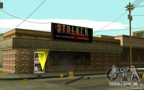 Loja de arma S. T. A. L. k. e. R para GTA San Andreas