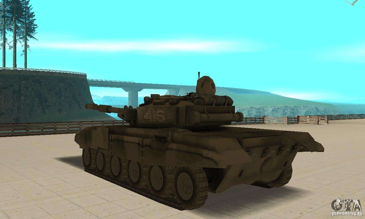 Tanque t-90 para GTA San Andreas