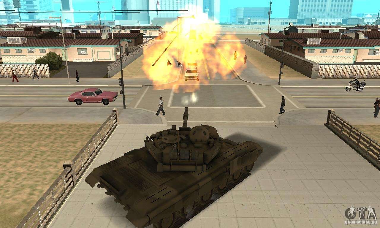 GTA San Andreas MTA - TANQUE DE GUERRA DE BRINQUEDO 